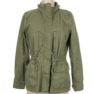 Madewell Outbound Army Green Field Utility Cargo Jacket Women's Size XS